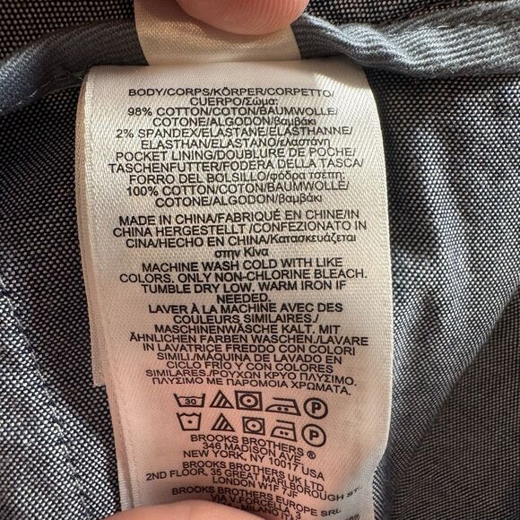 Brooks Brothers Red Fleece Pants Men 33x32 Gray 100% Cotton Bike Bicycle Patten - Picture 10 of 11